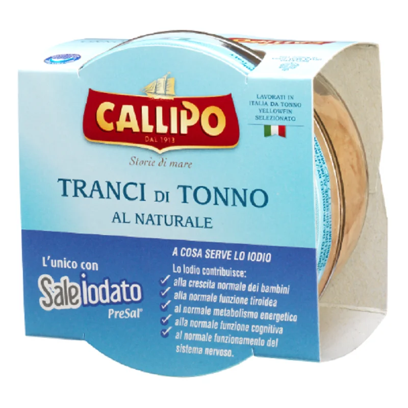 Тунец "Callipo" в собственном соку ст/б 160 гр Италия