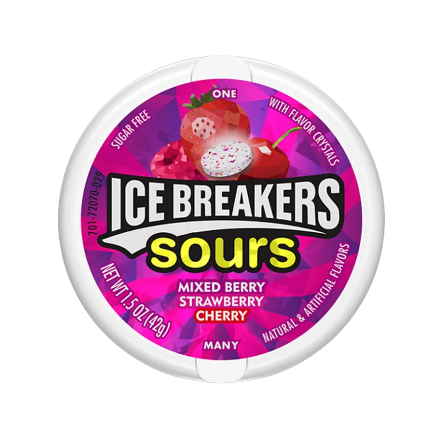 Леденцы "Ice Breakers" со клубники 42гр США