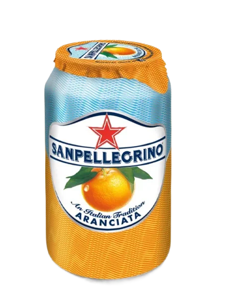 Напиток газ. "Sanpellegrino" апельсин 330мл Италия