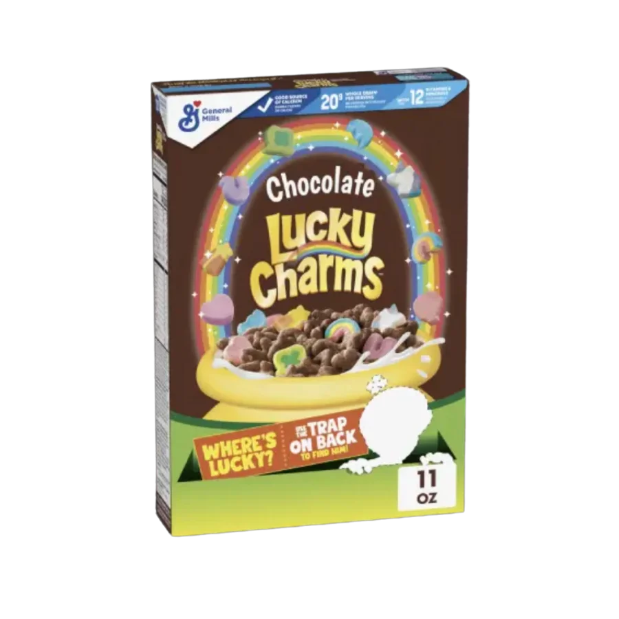 Хлопья "Lucky Charms" шоколадные с мершмелоу 311гр 