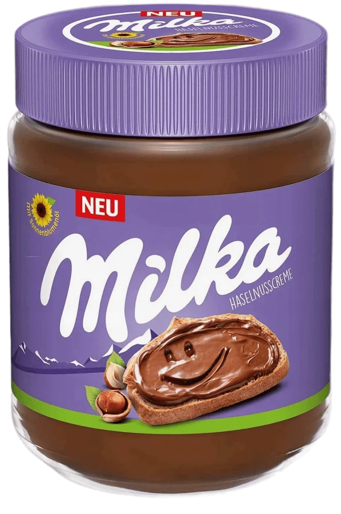 Паста шоколадная "Milka" с орехами 600гр