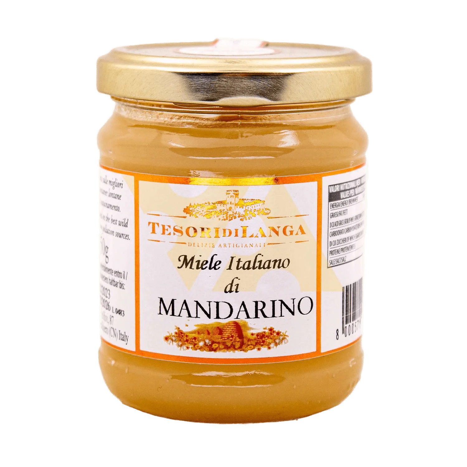 Мед "Apicoltura Brezzo"  мандариновый 250гр Италия