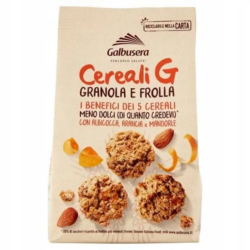 Печенье "Galbusera" злаковое с фруктами 300 гр Италия