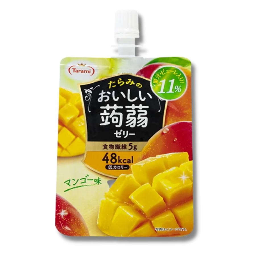 Желе питьевое "Tarami" из конняку со вкусом манго 150г Япония