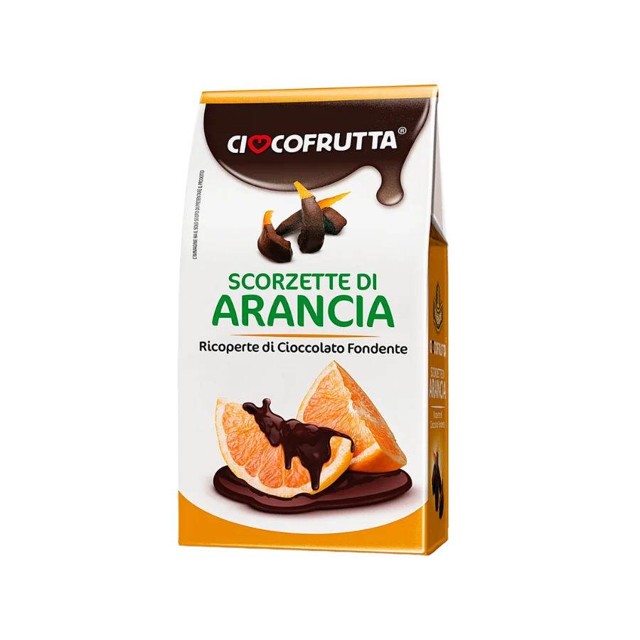 Цукаты "Cioccofrutta" апельсиновые в тем.шоколаде 150гр Италия