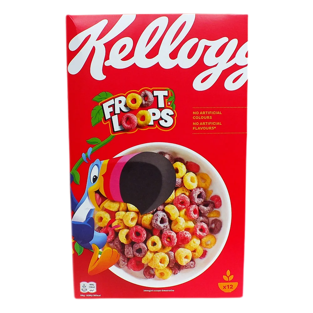 Сухой завтрак "Kellogg`s" Froot Loops 375гр 