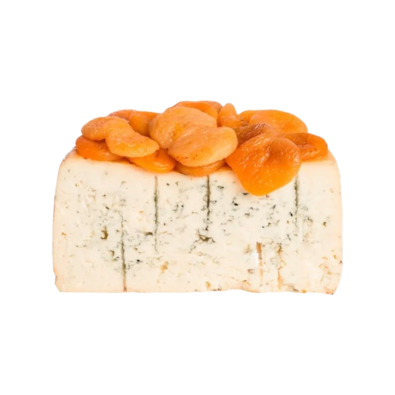 Сыр с ликером амаретто и абрикосами 50% 