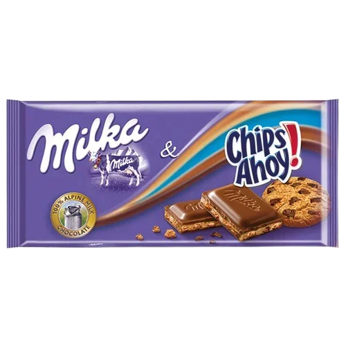 Шоколад "Milka Crips Ahoy" 100гр