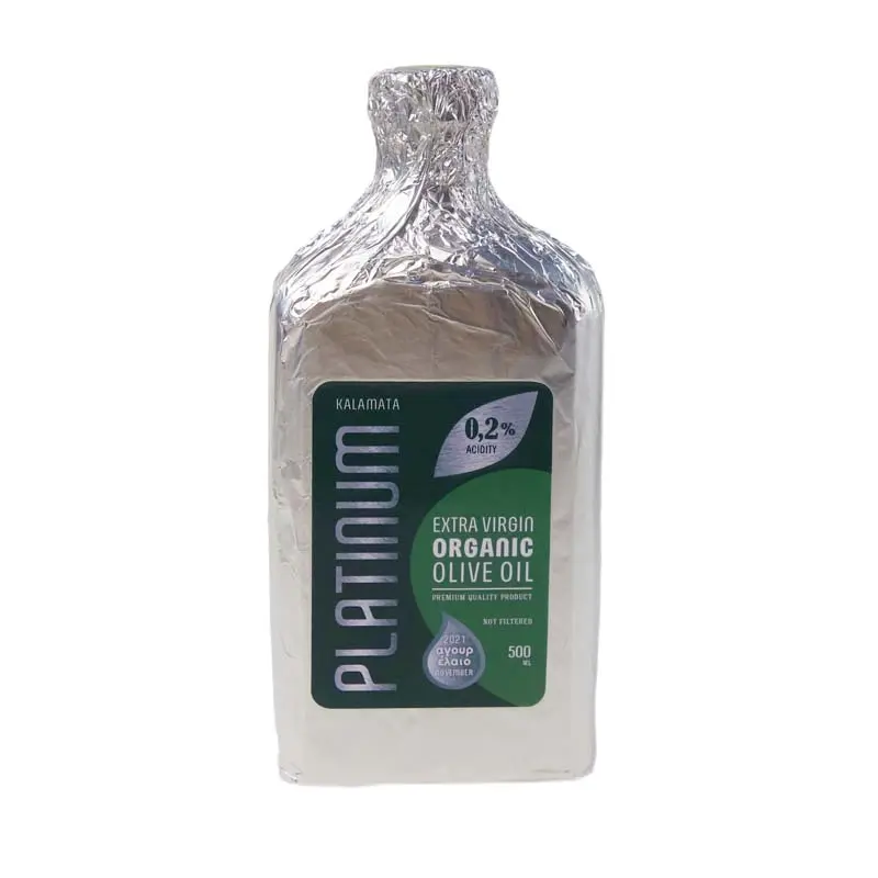 Масло оливковое "OLIVI Platinum" Premium Organic нефильтрованное 500 мл Греция