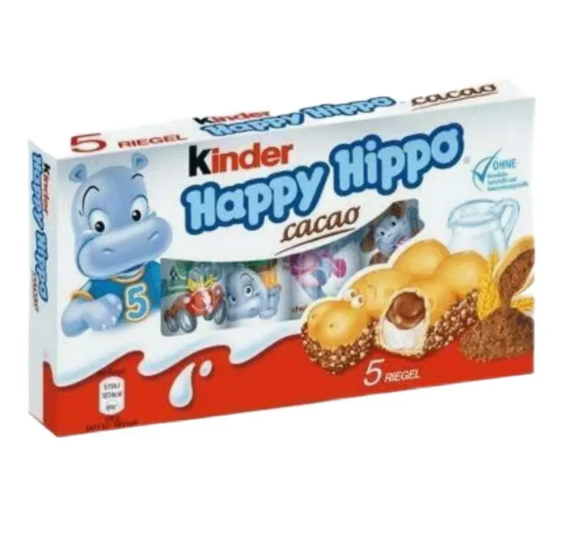 Печенье "Kinder Happy Hippo" Cacao 104 гр