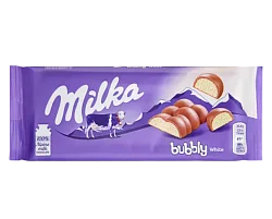 Шоколад "Milka" Bubbly white 90гр 