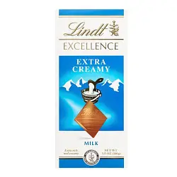 Шоколад "Lindt" Excellence Extra Creamy 100гр