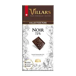 Шоколад "Villars" горький 72% 100гр Швейцария