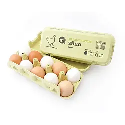 Яйцо куриное «Ферма М2» Органическое высш. катег. 10шт