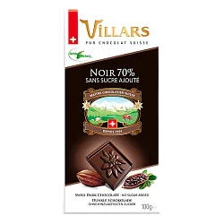 Шоколад "Villars" горький без сахара100гр Швейцария