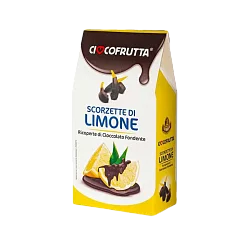 Цукаты "Cioccofrutta" лимонные в тем.шоколаде 150гр Италия