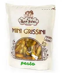 Гриссини "Buon Forno" мини со вкусом песто 100 гр Италия