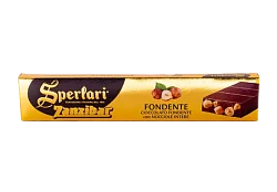 Шоколад "Sperlari" тёмный с цельным лесным орехом 150гр Италия