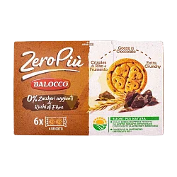 Печенье "Balocco" без сахара с шок. каплями 210гр Италия