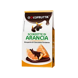 Цукаты "Cioccofrutta" апельсиновые в тем.шоколаде 150гр Италия