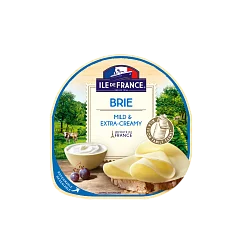 Сыр "Иль де Франс" бри мягкий нарезка 150гр