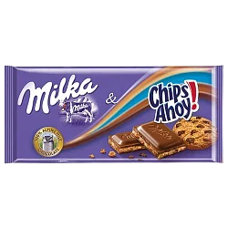 Шоколад "Milka Crips Ahoy" 100гр