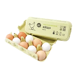 Яйцо куриное «Ферма М2» Органическое С1 10шт