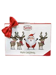 Конфеты "Sorini" Рождественская коробка белая 300гр Италия