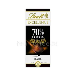 Шоколад "Lindt" Excellence горький 70% какао 100гр