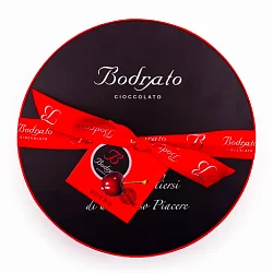 Конфеты "Boero" черешня с граппой в темном шок. 150гр Италия