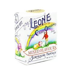 Конфеты "Leone" сахарные пастилки микс вкусов 30г Италия