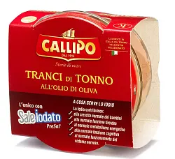Тунец "Callipo" в оливковом масле ст/б 160 гр Италия